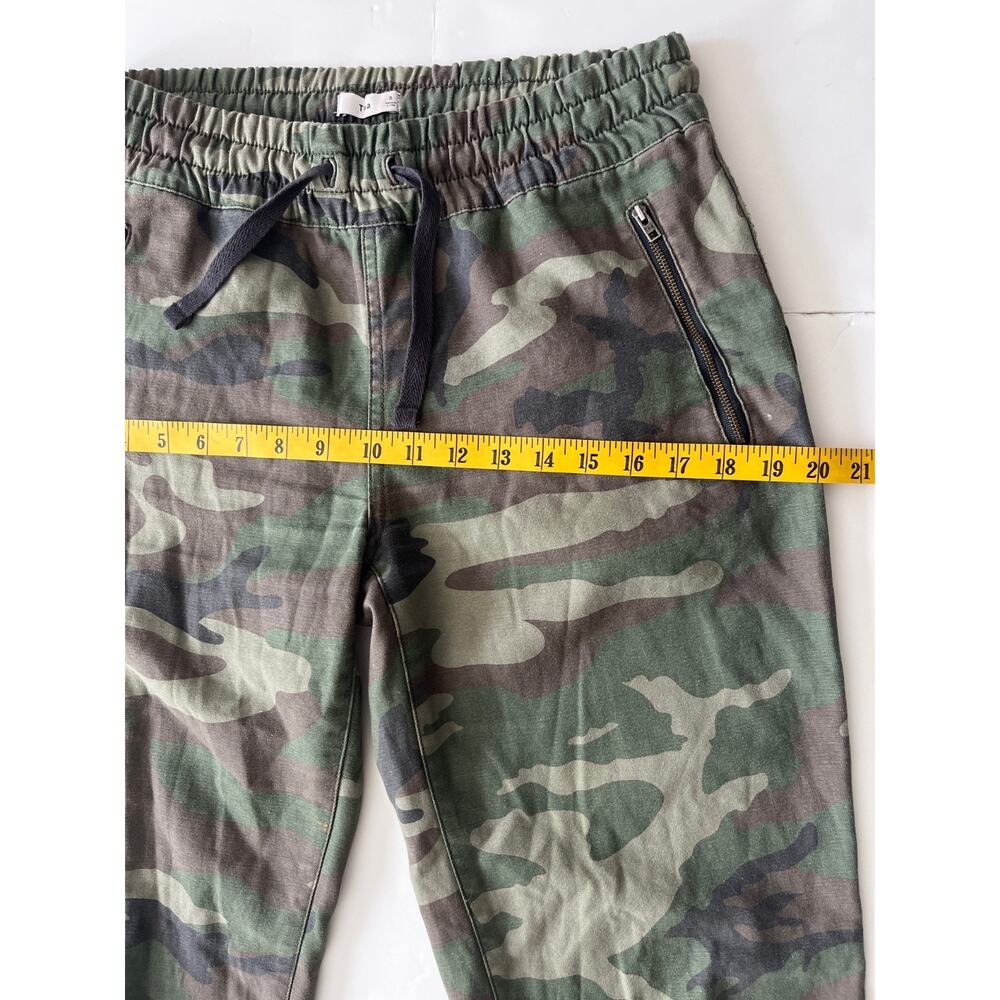 Artiza TNA Camouflage Joggers Sweatpants S Women Green Cuffed Travel Athleisure - Picture 7 of 11